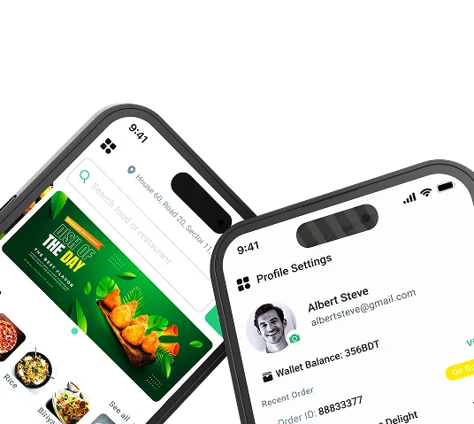 App screens